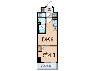 ﾊｰﾓﾆｰﾚｼﾞﾃﾞﾝｽ山手ｻｳｽ大塚の物件間取画像